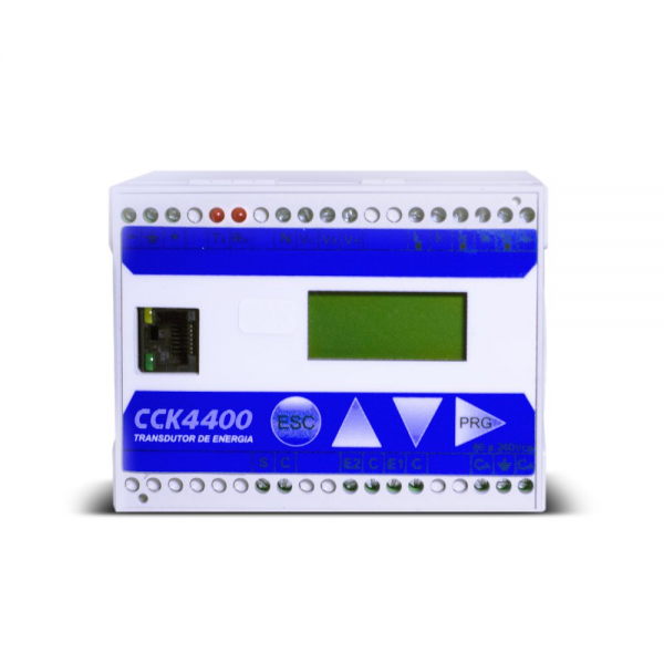 Transdutor de Energia com Memória de Massa e Ethernet - CCK4400ME