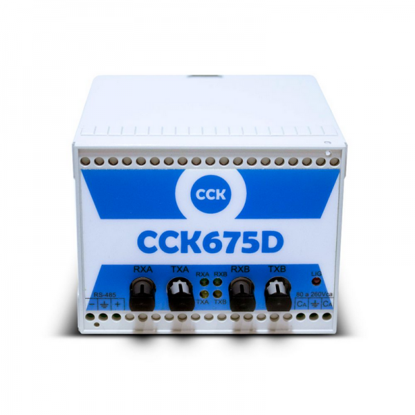 Conversor Fibra Óptica/RS485 - CCK675D