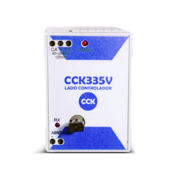 Transmissor/receptor ABNT CODI via fibra ótica multimodo - CCK335